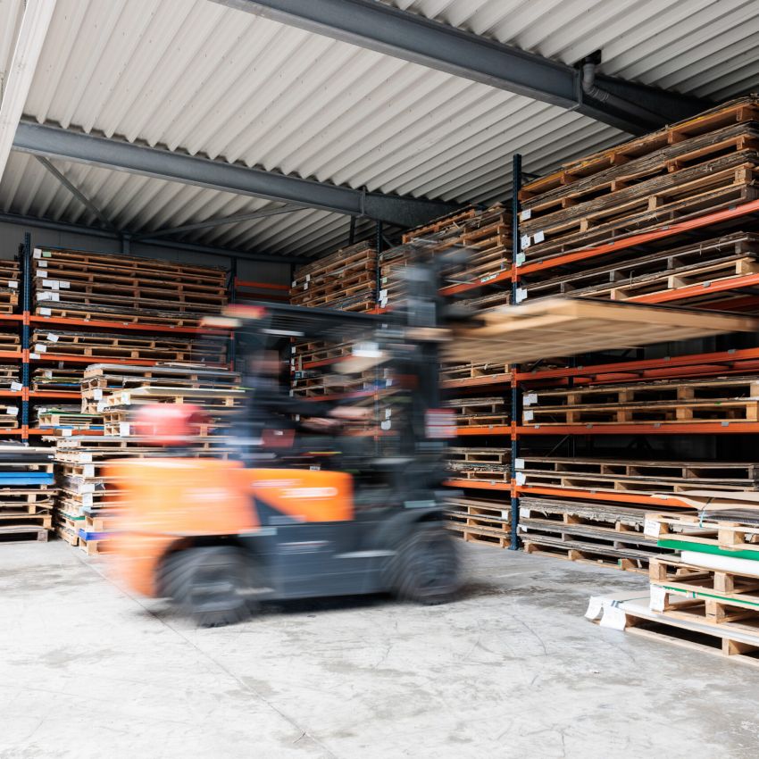 Gabelstapler Logistik Kunststoffplatten